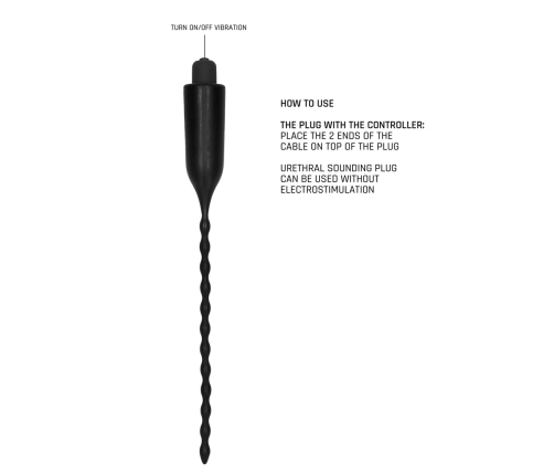 E-Stimulation Vibrating Urethral Sounding Plug