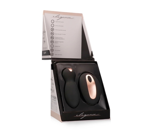 PURITY Dual Wireless Vibrating Set - Silicone, USB Rechargeable, Black