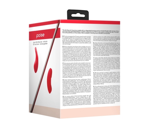 Satisfyer Poise Red - Dual Motor Silicone Intimate Stimulation Set