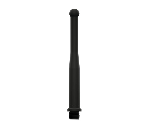 Ergoflo - Silicone Flex Tip for Anal Shower - 8 / 20 cm - Black