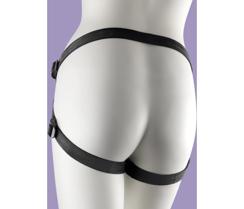 Adrien Lastic Snap Strap Adjustable Intimate Harness Black Universal