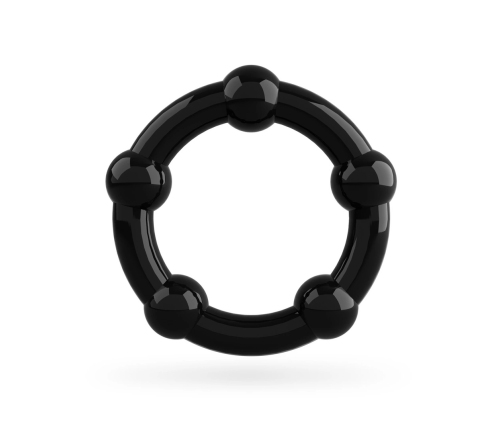 Triple Bead Performance Ring Set Black by Triple Bead - 3 Sizes, Textured Surface