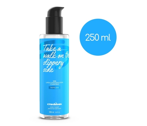 Crushious Water-Based Lubricant 250ml - Skin-Friendly & Toy Safe Formula