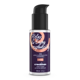 Crushious Water-Based Lubricant 50ml - Gentle Formula, Anal Care, Safety Cap