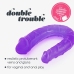Double Trouble Flexible Dual-Ended Intimate Model 27 cm Purple
