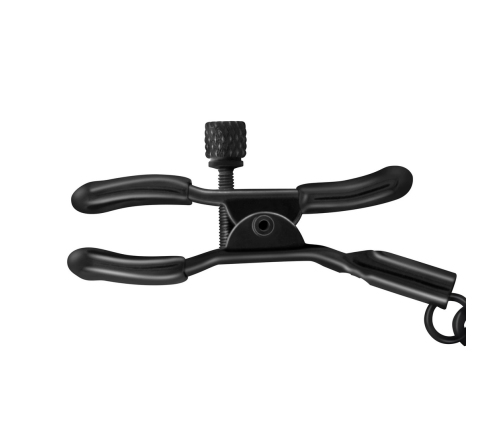 Satisfyer Adjustable Chain Clamps Black - Metal & Rubber Comfort System