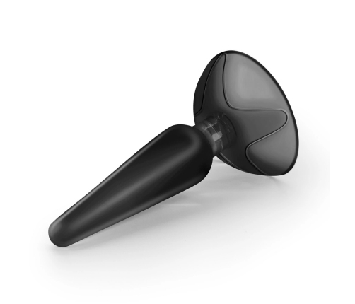Crushious Jolly Anal Plug Black - Compact Silicone Model with Suction Cup