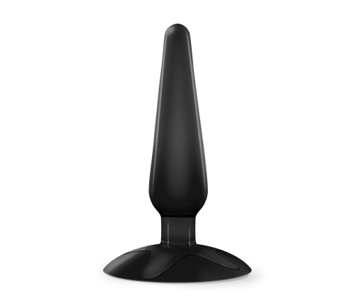 Crushious Jolly Anal Plug Black - Compact Silicone Model with Suction Cup