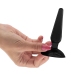 Crushious Jolly Anal Plug Black - Compact Silicone Model with Suction Cup