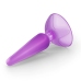 Crushious Jolly Lila Silicone Comfort Plug with Suction Base 9cm