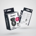 Crushious Booster Black Ring with Vibrating Bullet, Adjustable Size