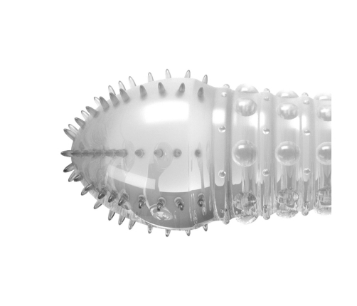 Crushious Dotted Intimate Enhancement Sleeve Transparent 15.5cm