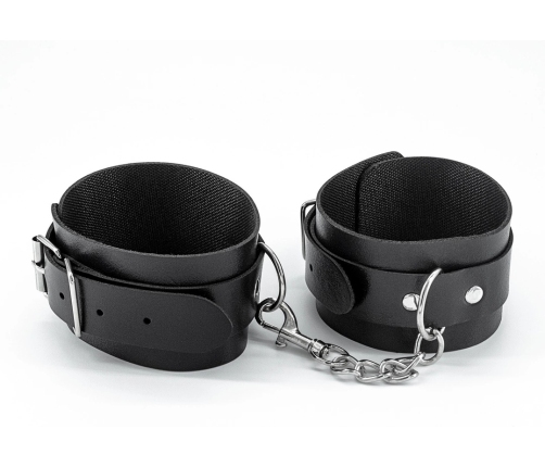 Punisher 8-Piece Bondage Accessory Set Black - Adjustable Faux Leather Kit