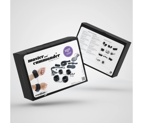 Master and Cummander 11-Piece Restraint Set Black - Versatile Adjustable Kit