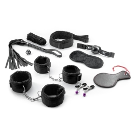 Master and Cummander 11-Piece Restraint Set Black - Versatile Adjustable Kit