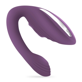 Crushious Pleasuriser Purple C-Shape Vibrator & Water-Based Lubricant 50ml Crushious Pleasuriser Purple C-Shape Vibrator & Water-Based Lubricant 50ml