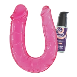 Crushious Deep Diver Set - Double-Ended Flexible Model with Anal Lubricant 50ml Pink Crushious Deep Diver Set - Double-Ended Flexible Model with Anal Lubricant 50ml Pink