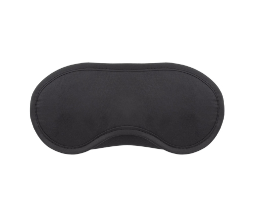 Crushious Satin Blindfolds Twin Pack Black/Red - Soft Elastic Design