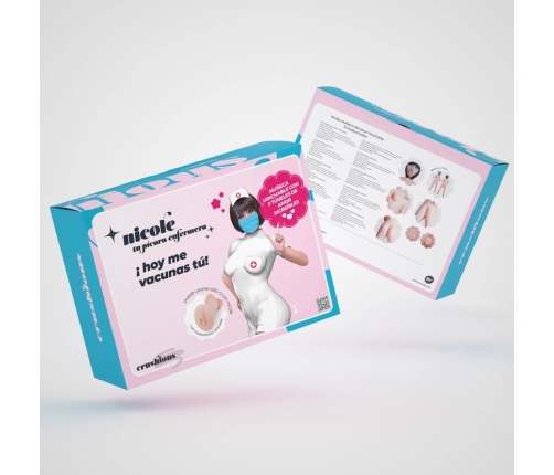 Crushious Nicole La Enfermera Inflatable Life-Size Doll with Intimate System 155cm