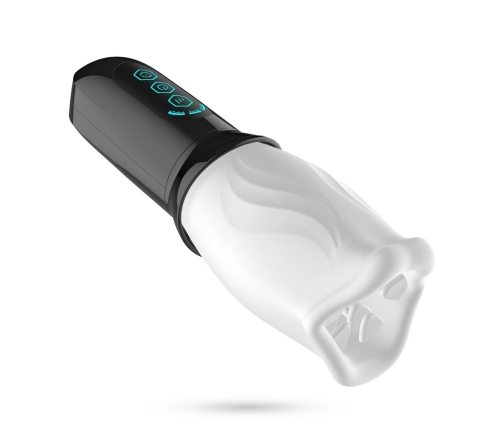 Crushious Fellatrix Rotating Intimate Device White 21cm USB Waterproof