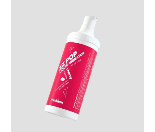 ZZ Pop Kissable Intimate Gel Cherry 30ml - Flavored Stimulating Formula