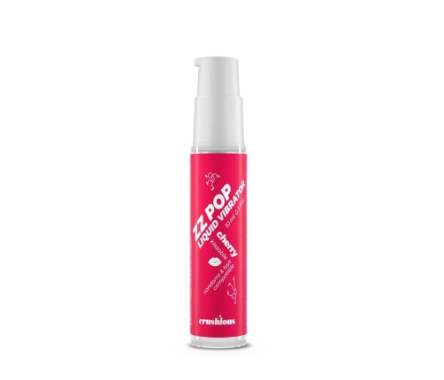 ZZ Pop Kissable Liquid Stimulation Gel Cherry 10ml - External Sensation Booster