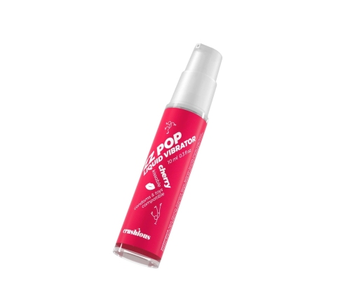 ZZ Pop Kissable Liquid Stimulation Gel Cherry 10ml - External Sensation Booster