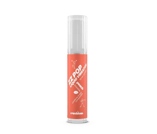 ZZ Pop Kissable Liquid Stimulation Gel Peach 10ml - External Use, Flavor