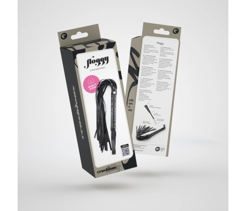 Crushious Floggy Black PU Leather Impact Tool 58cm