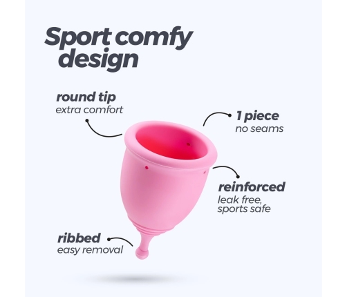Minerva Menstrual Cup XS Pink - Medical Silicone with Storage Pouch