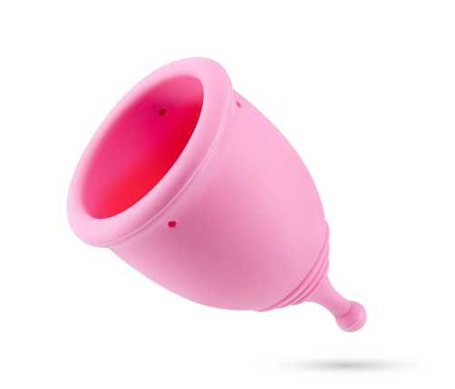 Minerva Menstrual Cups Set S & L Pink - Medical Silicone, Pouch Included