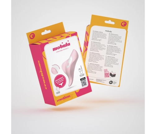 Crushious Mobula Pink - Wireless Panty Device, 9 Modes, Remote Control