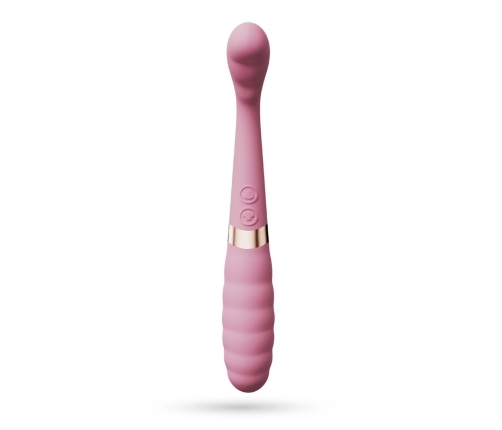 Crushious Pixie Flexible Dual-Ended Vibrating Massager Pink 20cm