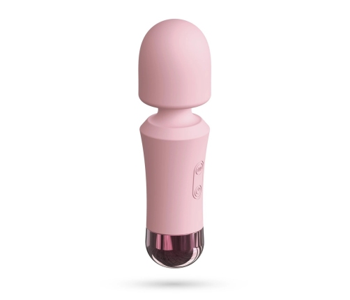 Crushious Wanda Mini Rechargeable Wand Massager Pink 12.5cm USB
