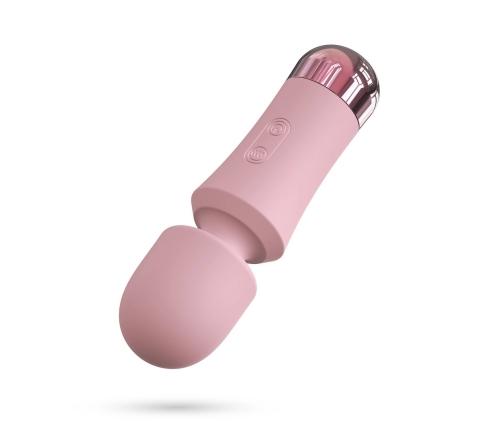 Crushious Wanda Mini Rechargeable Wand Massager Pink 12.5cm USB