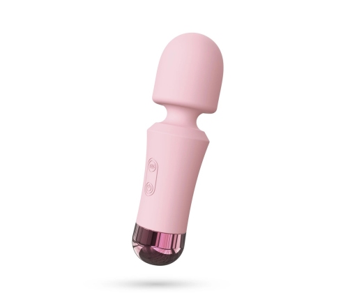 Crushious Wanda Mini Rechargeable Wand Massager Pink 12.5cm USB