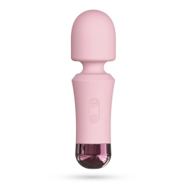 Crushious Wanda Mini Rechargeable Wand Massager Pink 12.5cm USB