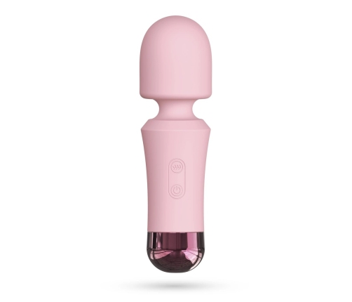 Crushious Wanda Mini Rechargeable Wand Massager Pink 12.5cm USB