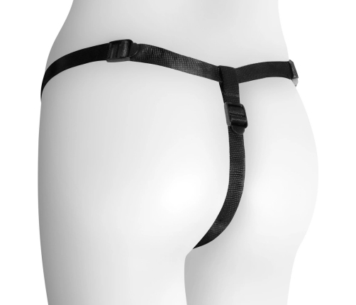 Crushious Snapper Adjustable Strap-on System Black 12.5cm Silicone