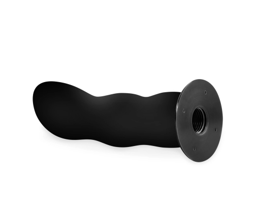 Crushious Snapper Adjustable Strap-on System Black 12.5cm Silicone