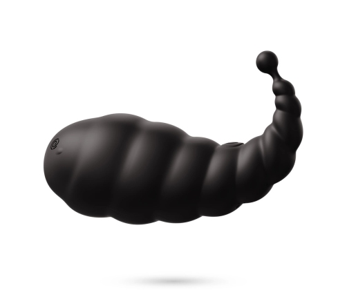 Crushious Cocoon Black - Wireless Rechargeable Vibrating System, 8.5cm