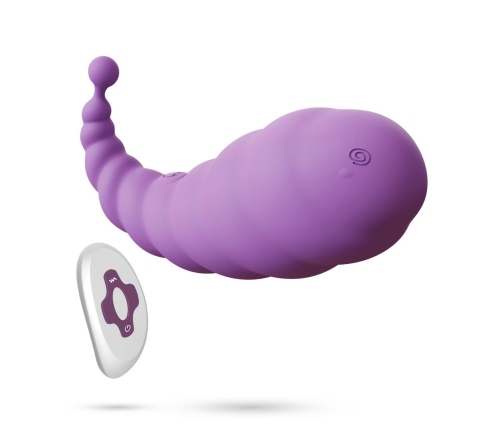 Crushious Cocoon Wireless Rechargeable Vibrating Egg Purple 9 Modes