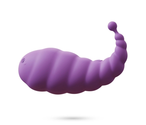 Crushious Cocoon Wireless Rechargeable Vibrating Egg Purple 9 Modes