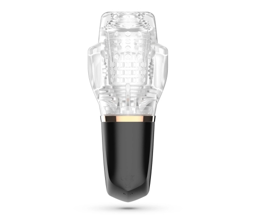 Crushious Quasar Transparent Intimate Device with Suction & Vibration, 20cm