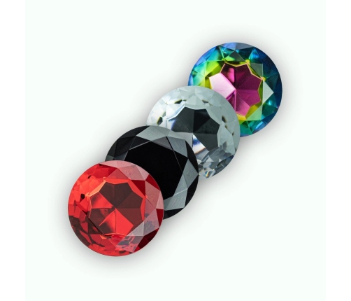 Crushious Camileo Large Intimate Plug with 4 Interchangeable Jewels Black