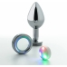 Crushious Borealis Metal Plug Small Silver RGB LED Light System 7.2cm
