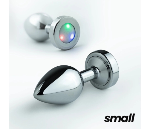 Crushious Borealis Metal Plug Small Silver RGB LED Light System 7.2cm