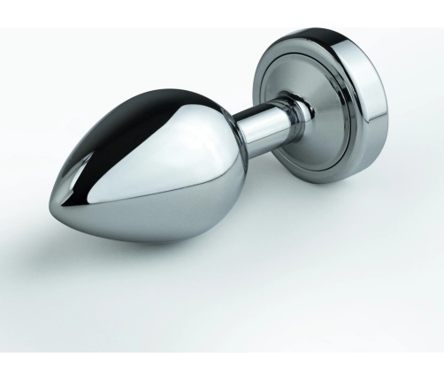 Crushious Borealis Medium Metal Plug RGB LED Silver 8.5cm Ergonomic Design