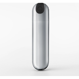 Crushious iMoan Rechargeable Vibrating Bullet Silver 10 Modes Compact