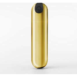 Crushious iMoan Golden Rechargeable Compact Vibrating Bullet 10 Modes